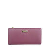 Mel&Co Saffiano Leatherette Bi-Fold Snap Long Wallet