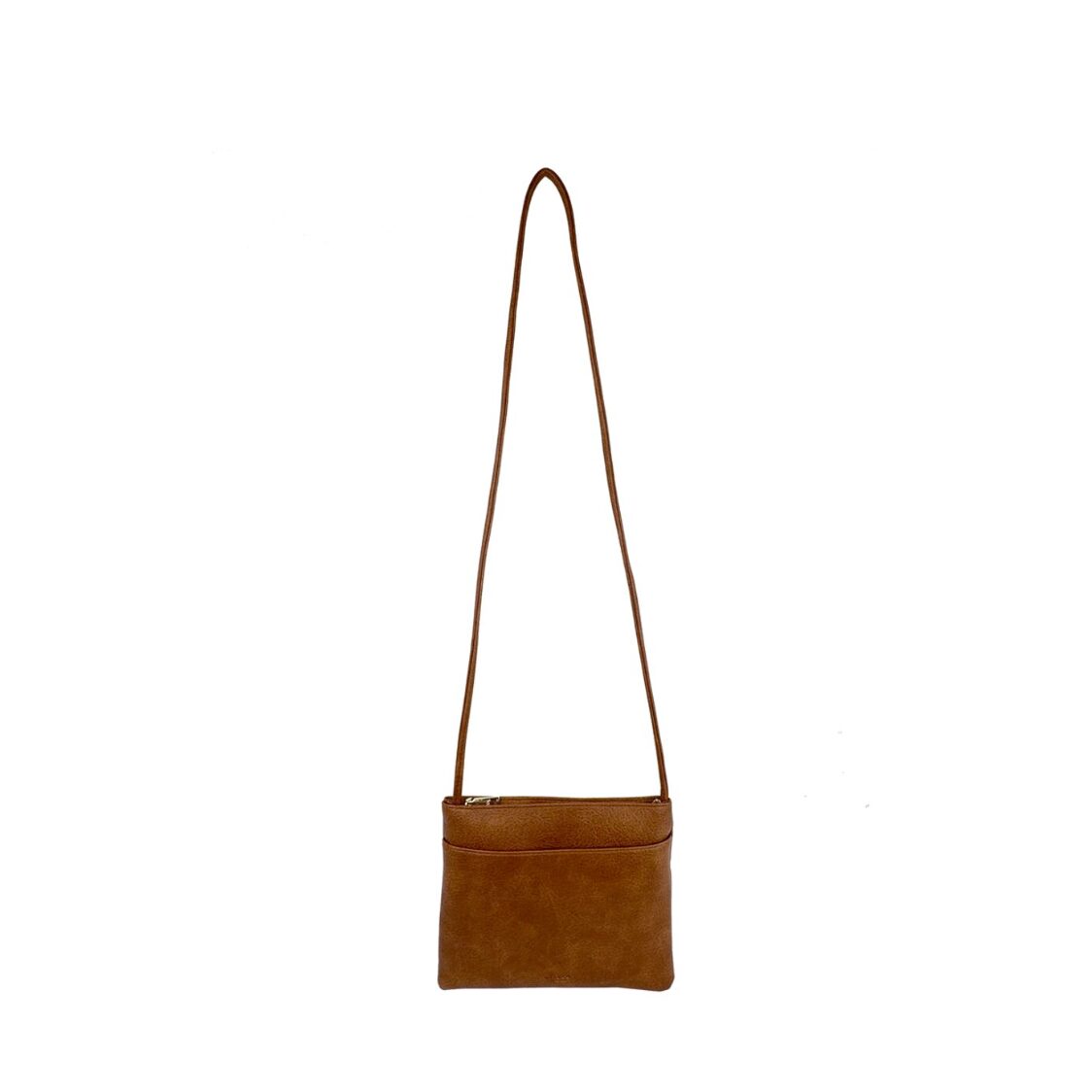 Mel&Co Faux Leather Flat Sling Bag