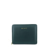Mel&Co Saffiano-Effect Bifold Zip Coin Card Wallet