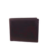Mel&Co Genuine Leather Bi-Fold Wallet With Zip Pocket