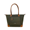 Mel&Co Nylon Canvas Tote With Zipper