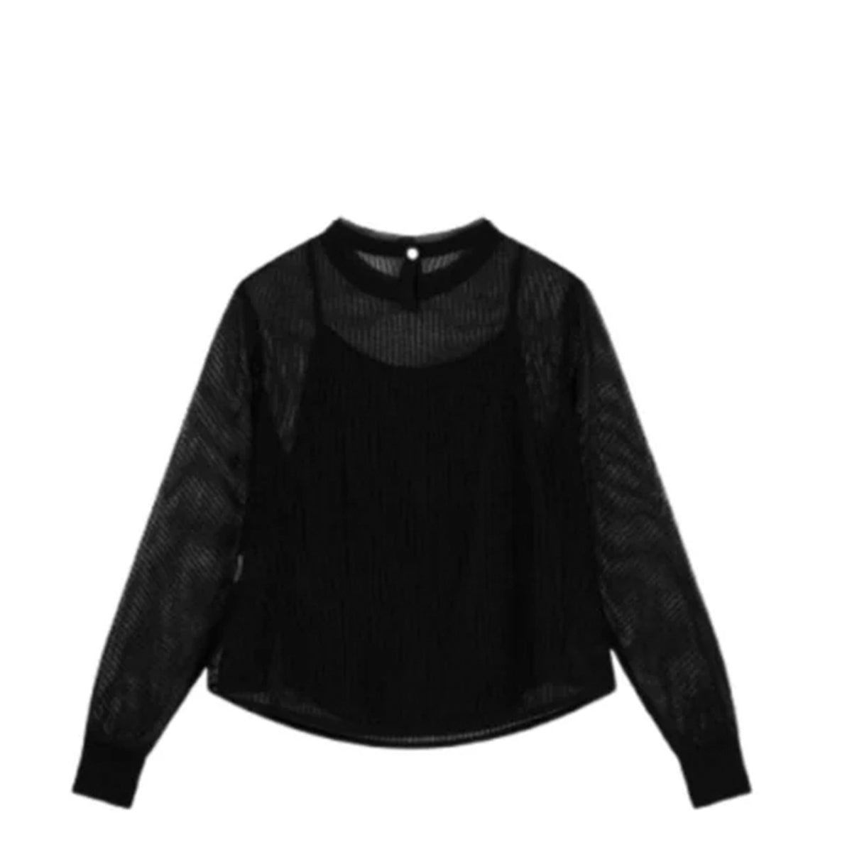 Voice Of Voices Lace Inner Top Knit Set