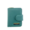 Mel&Co Saffiano Leatherette Key Holder with Zipped Gusset