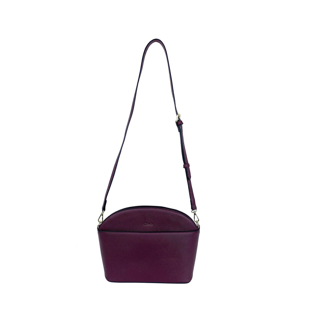 Mel&Co Saffiano-Effect Dome Sling Bag