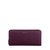 Mel&Co Saffiano-Effect Zip-Around Wallet