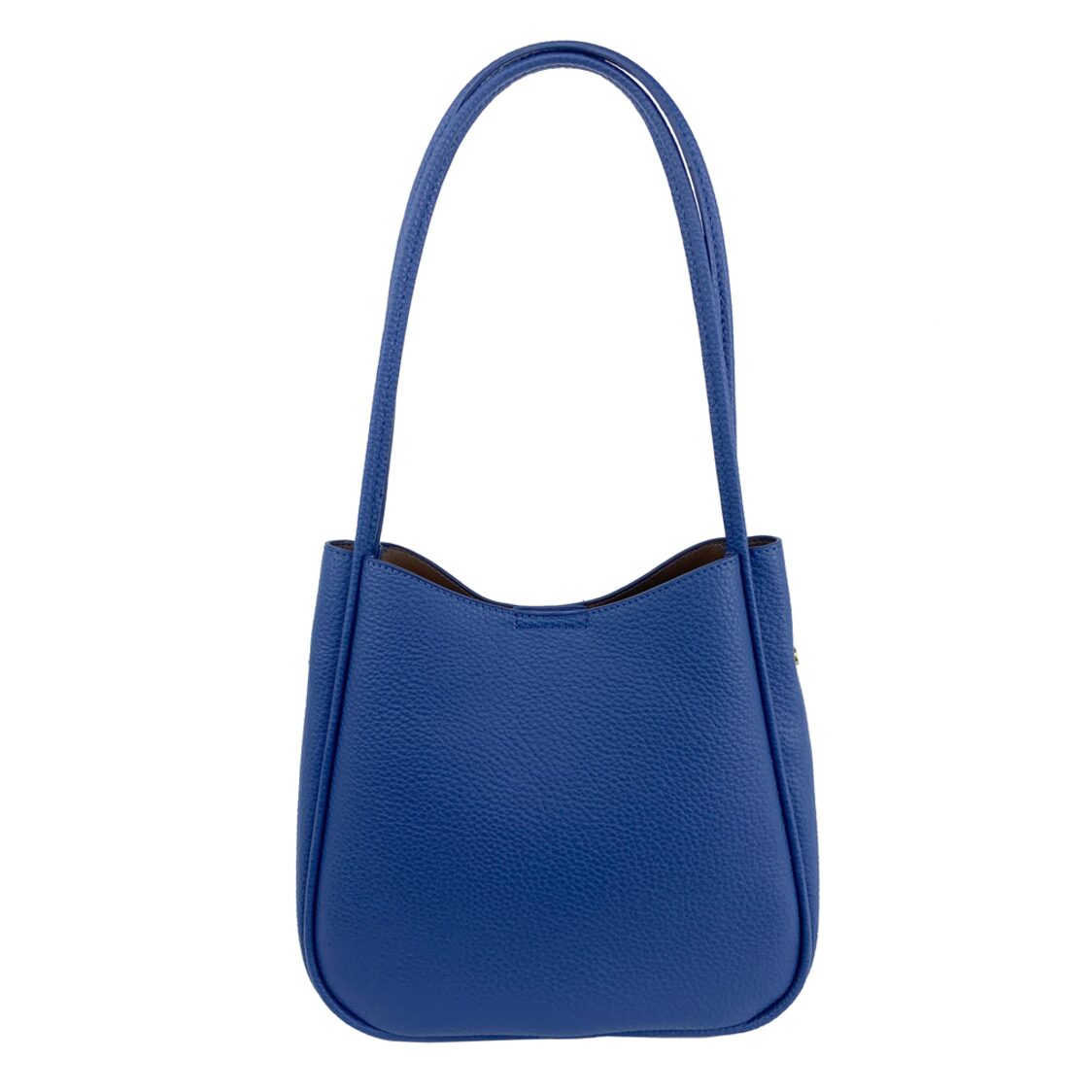 Mel&Co Pebbled Double Handle Shoulder Bag