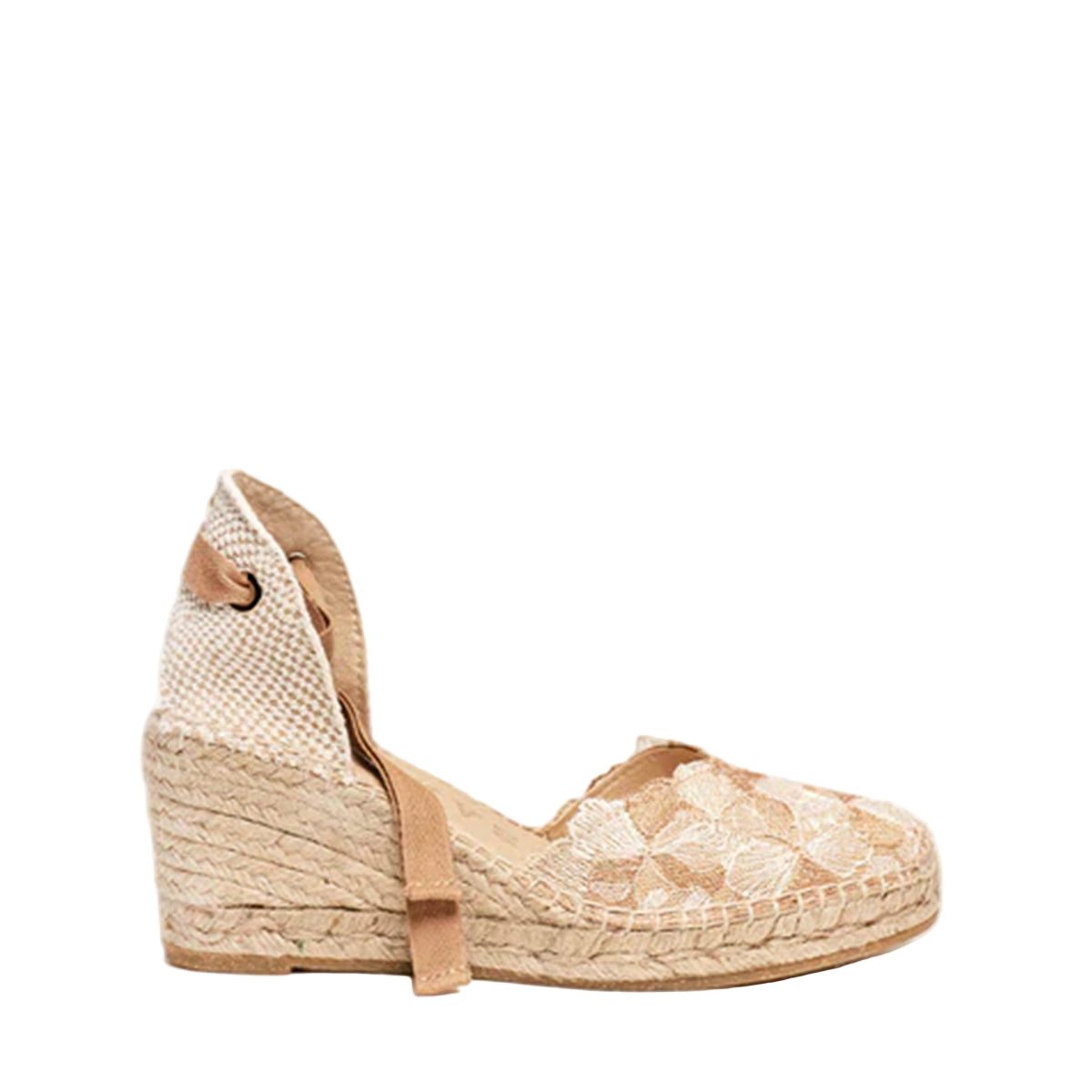 Alhamas Romero Cuna Media Guipure Lace Wedge