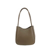 Mel&Co Pebbled Double Handle Shoulder Bag