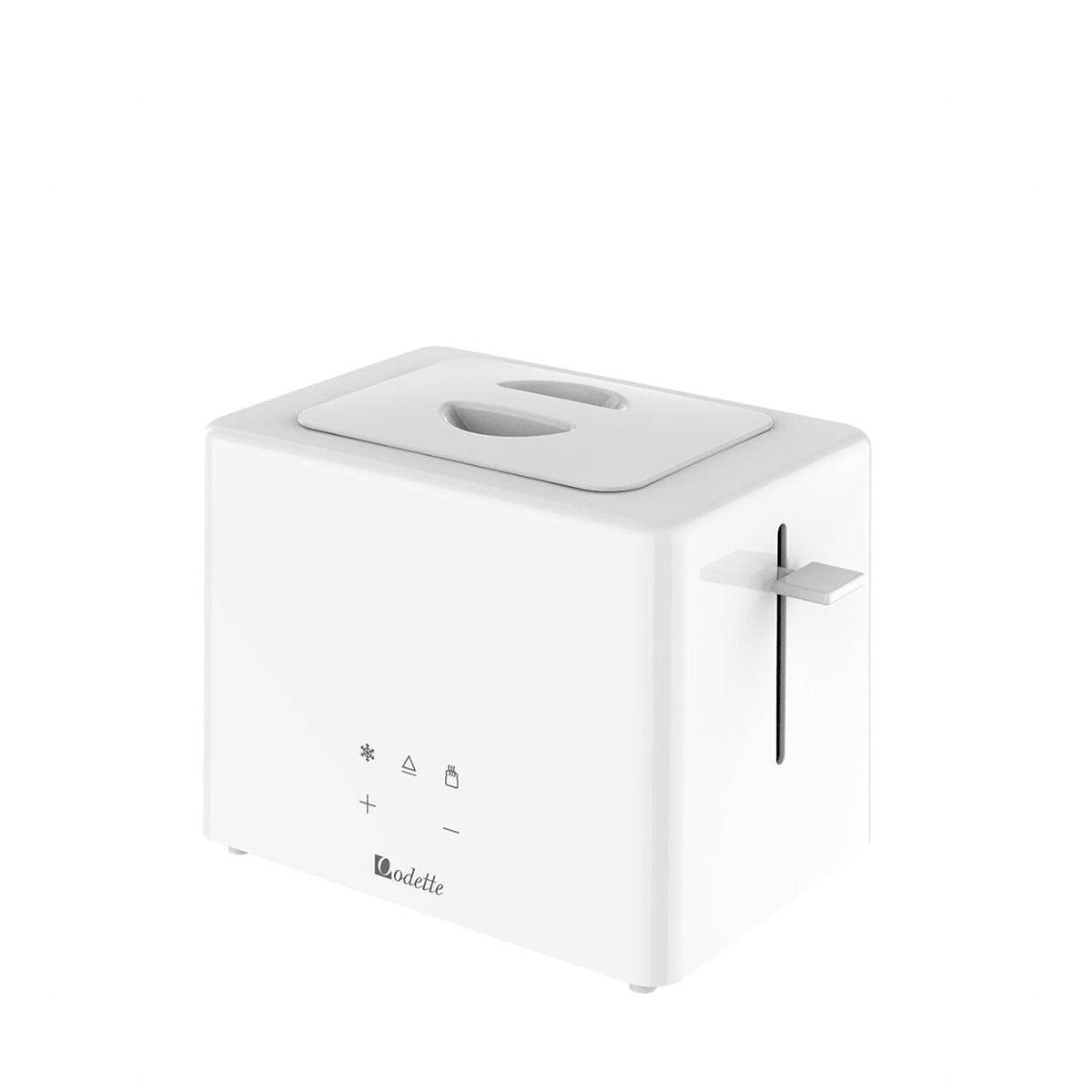 Odette Advanced Digital Touch Panel 2-Slice Bread Toaster With Croissant Warming Rack