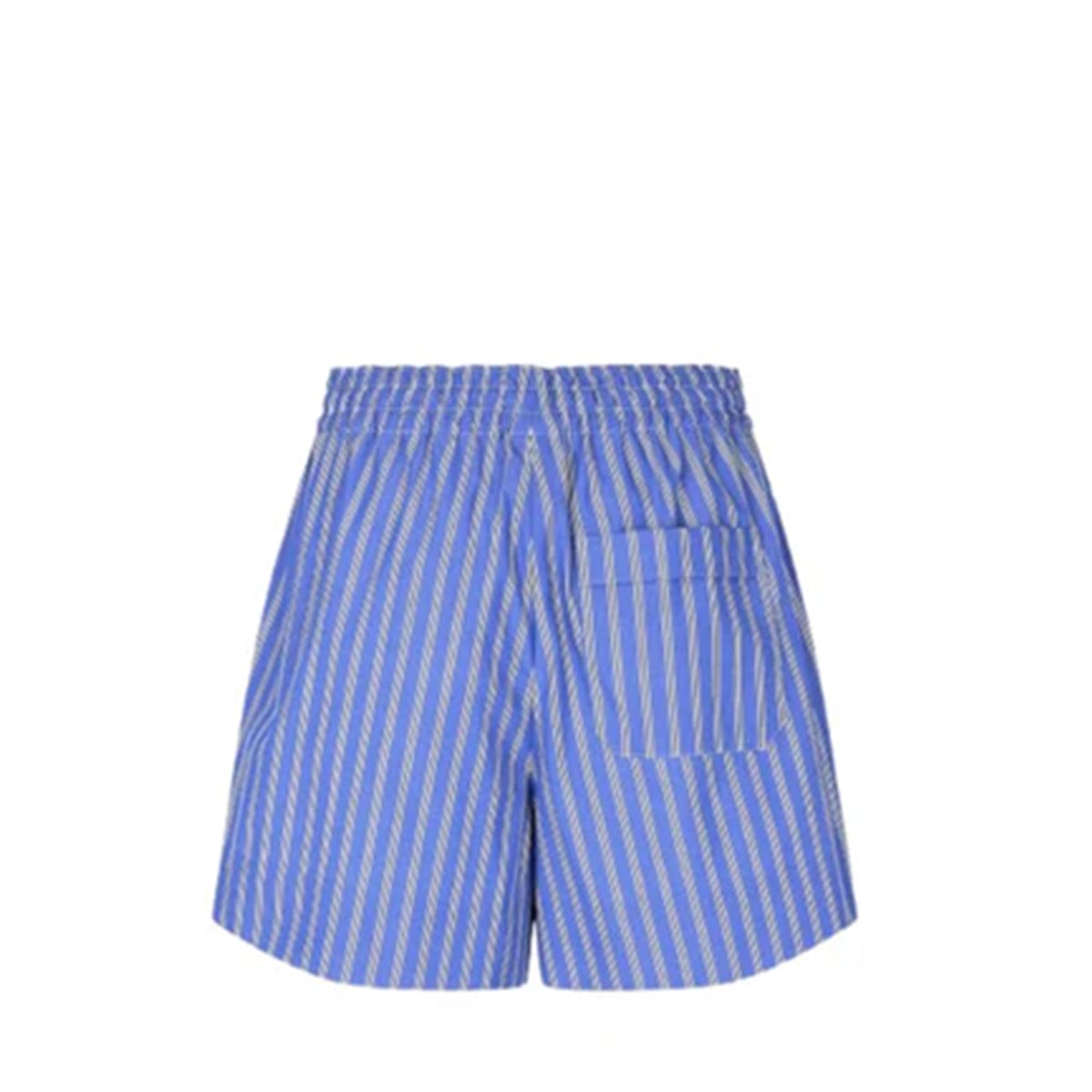 Voice Of Voices Stripe Zipper Pajama Shorts Blue