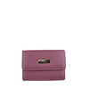 Mel&Co Saffiano Leatherette Half Flap Mid-Size Wallet