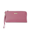 Mel&Co Saffiano Leatherette Slim Wristlet Pouch