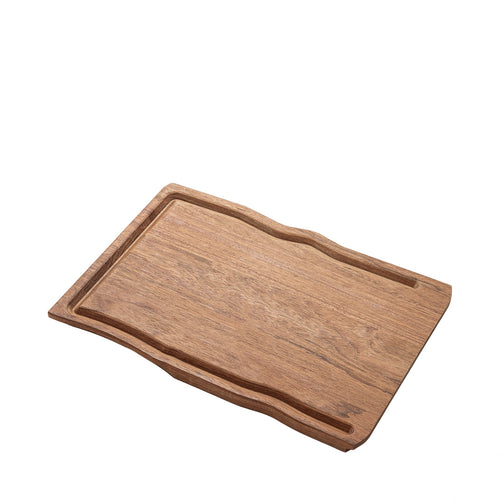 Tramontina Cut & Serve Board with Groove Savia (40x28x1.8cm) with free knife set