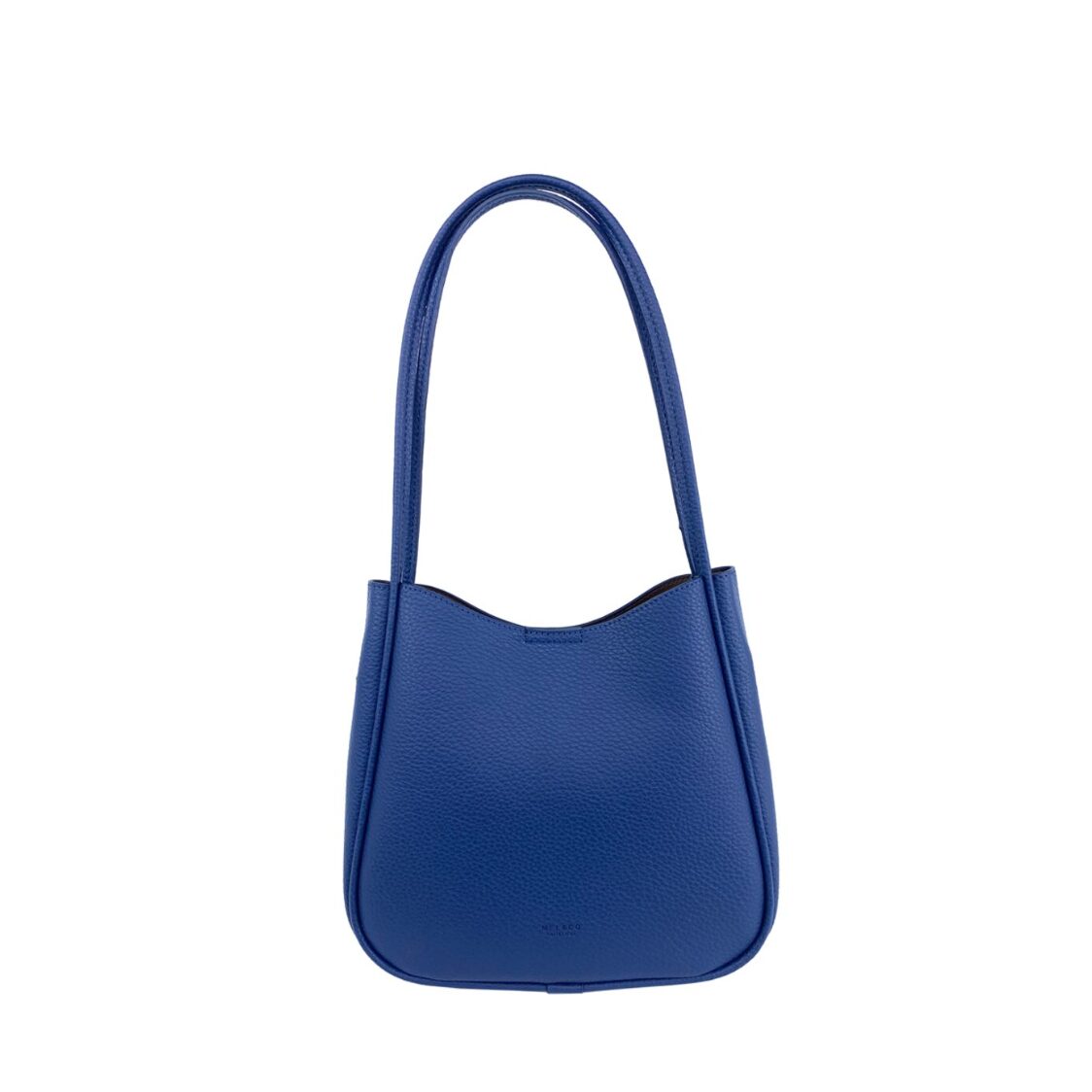 Mel&Co Pebbled Double Handle Shoulder Bag