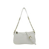 Mel&Co Faux Nappa Leather Semi-Chain Shoulder Bag