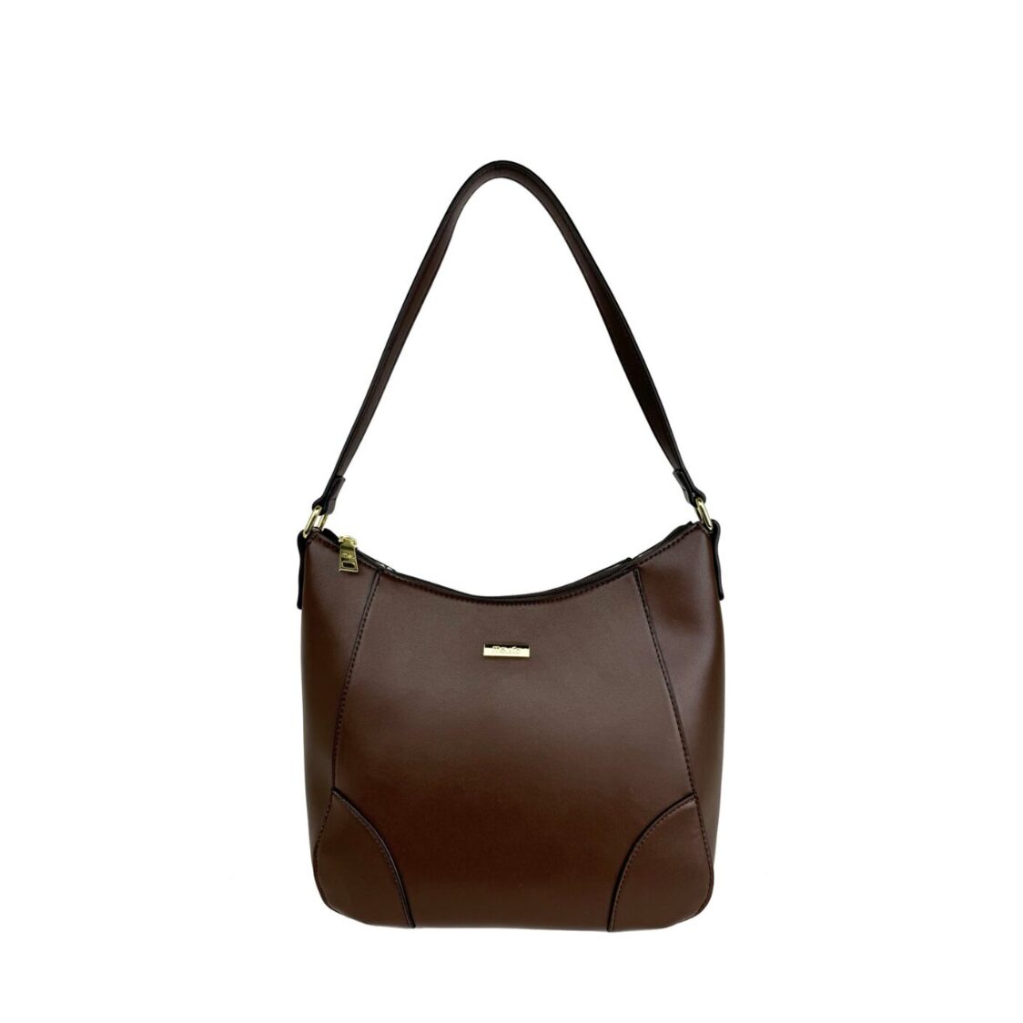 Mel&Co Faux Leather Lightweight Shoulder Bag