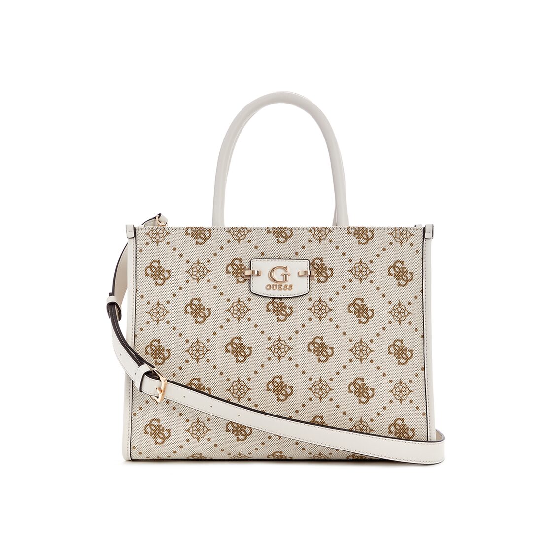 NEDA 2 COMP TOTE,OFF WHITE LOGO