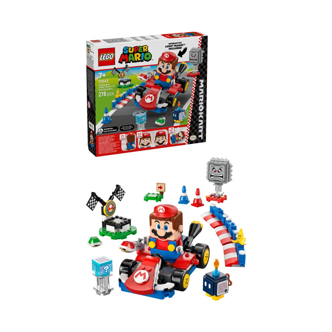Lego Mario Kart™ – Interactive LEGO® Mario™ & Standard Kart 72043