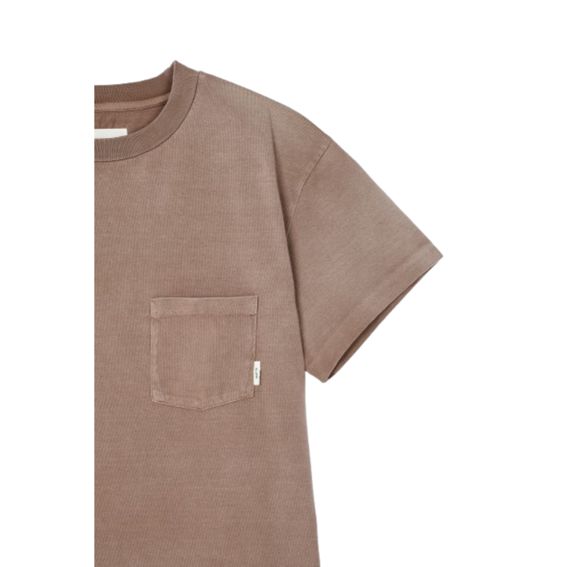 Man On The Boon Made In Usa Washed Pocket T Shirt Brown