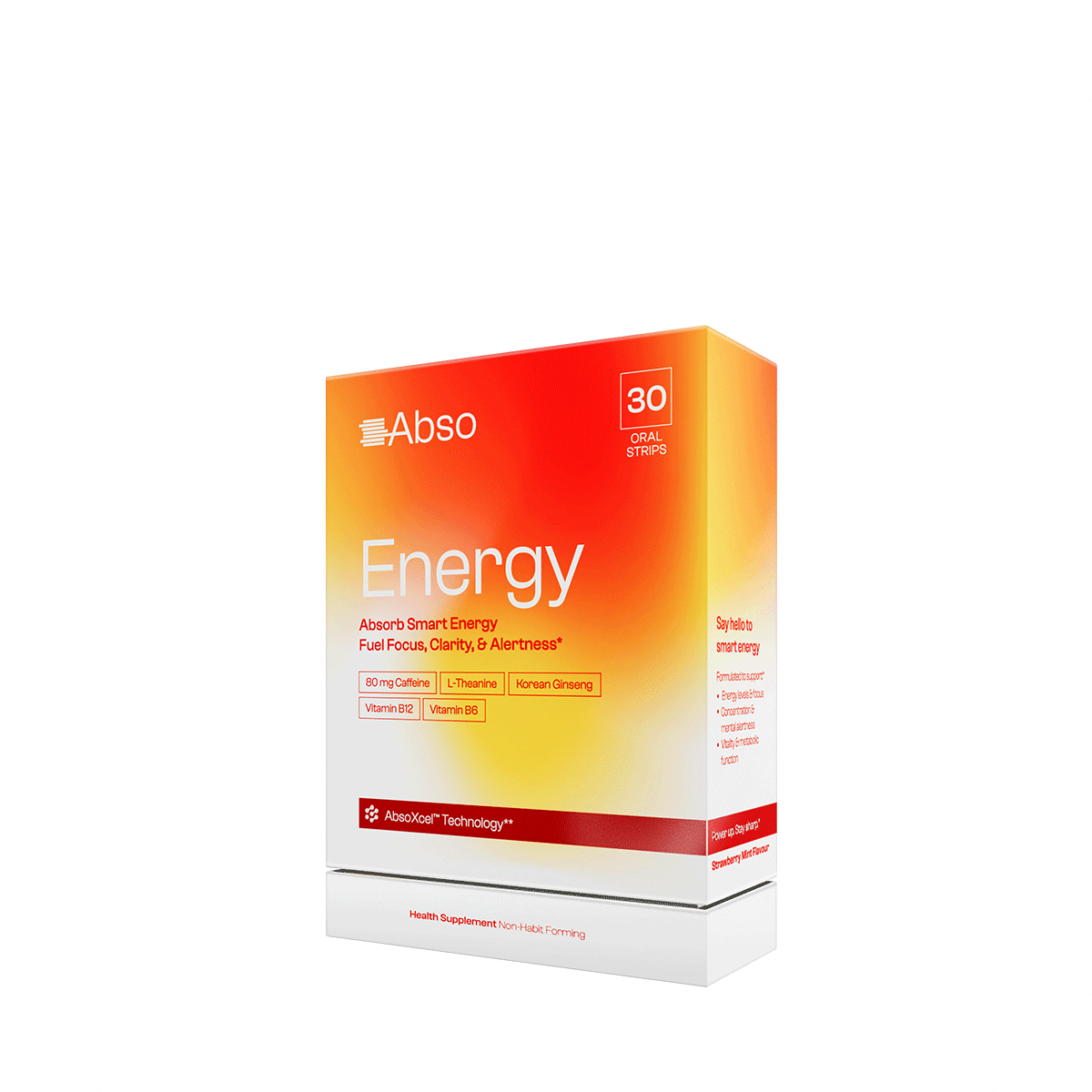 Abso Energy Strips - 30 Strips - Metro Singapore Departmental Store - Celebrating 69 Years in SG