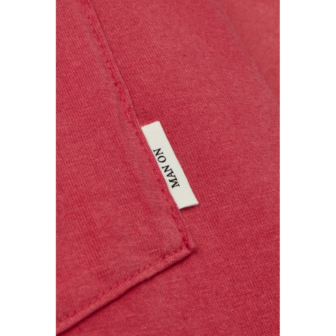 Man On The Boon Made In Usa Washed Pocket T Shirt Red