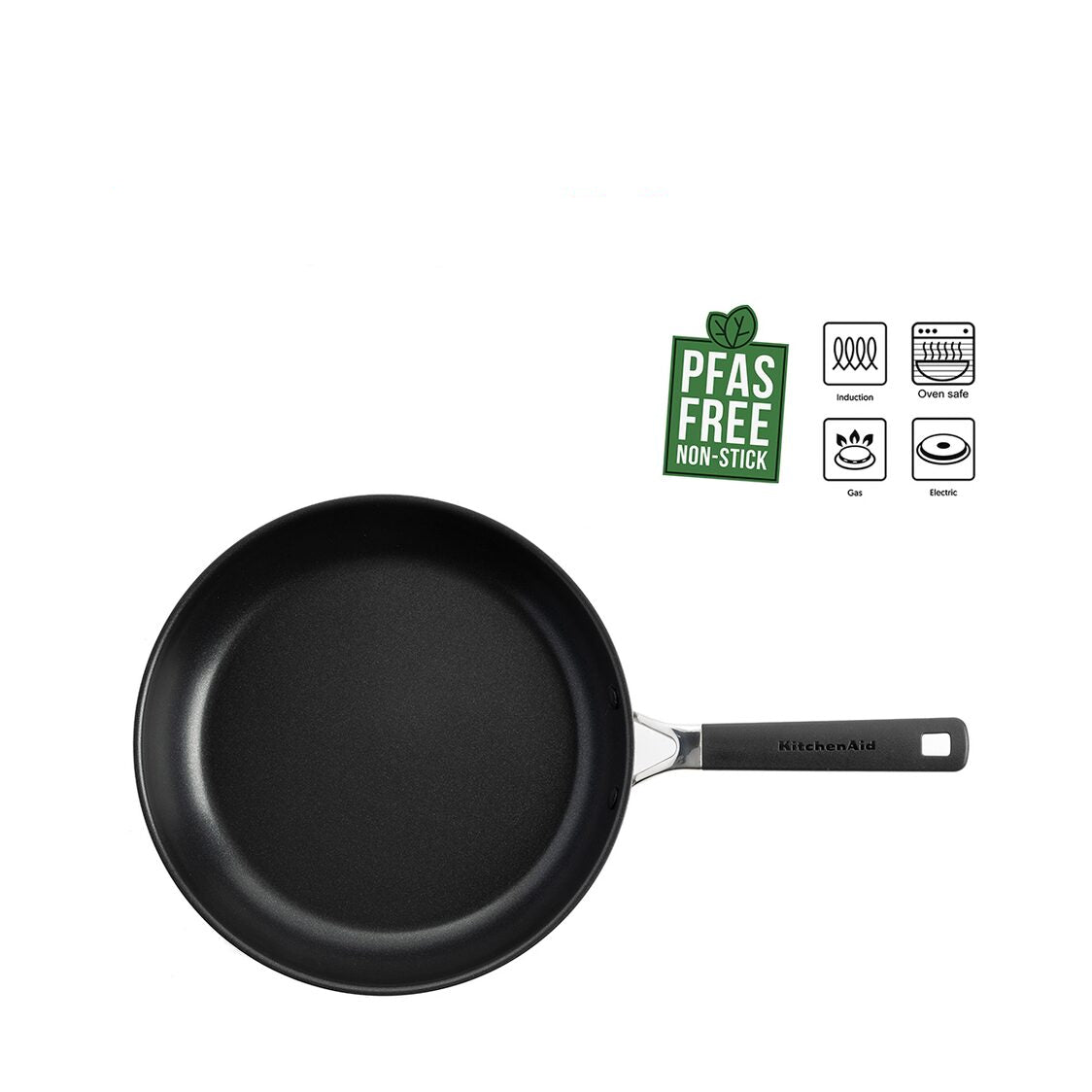 Kitchenaid Classic Stainless Steel 26cm Healthy Ceramic Skillet KACC697848