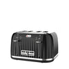 Odette 4 Slice Retro Design Toaster T382D