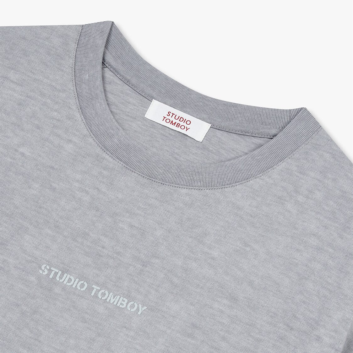 Studio Tomboy Chest Logo Pigment T-Shirt