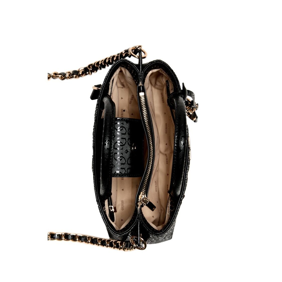 Guess Aldina Girlfriend Satchel - Black