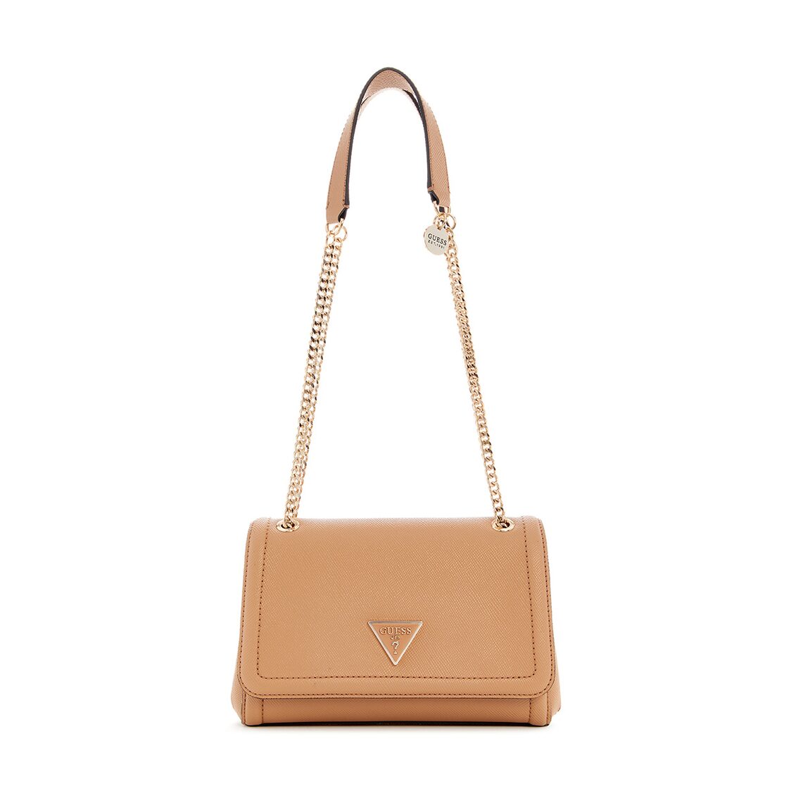 Guess Noelle Convertible Crosbody Flap, Beige