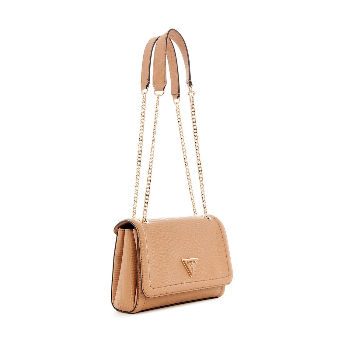 Guess Noelle Convertible Crosbody Flap, Beige