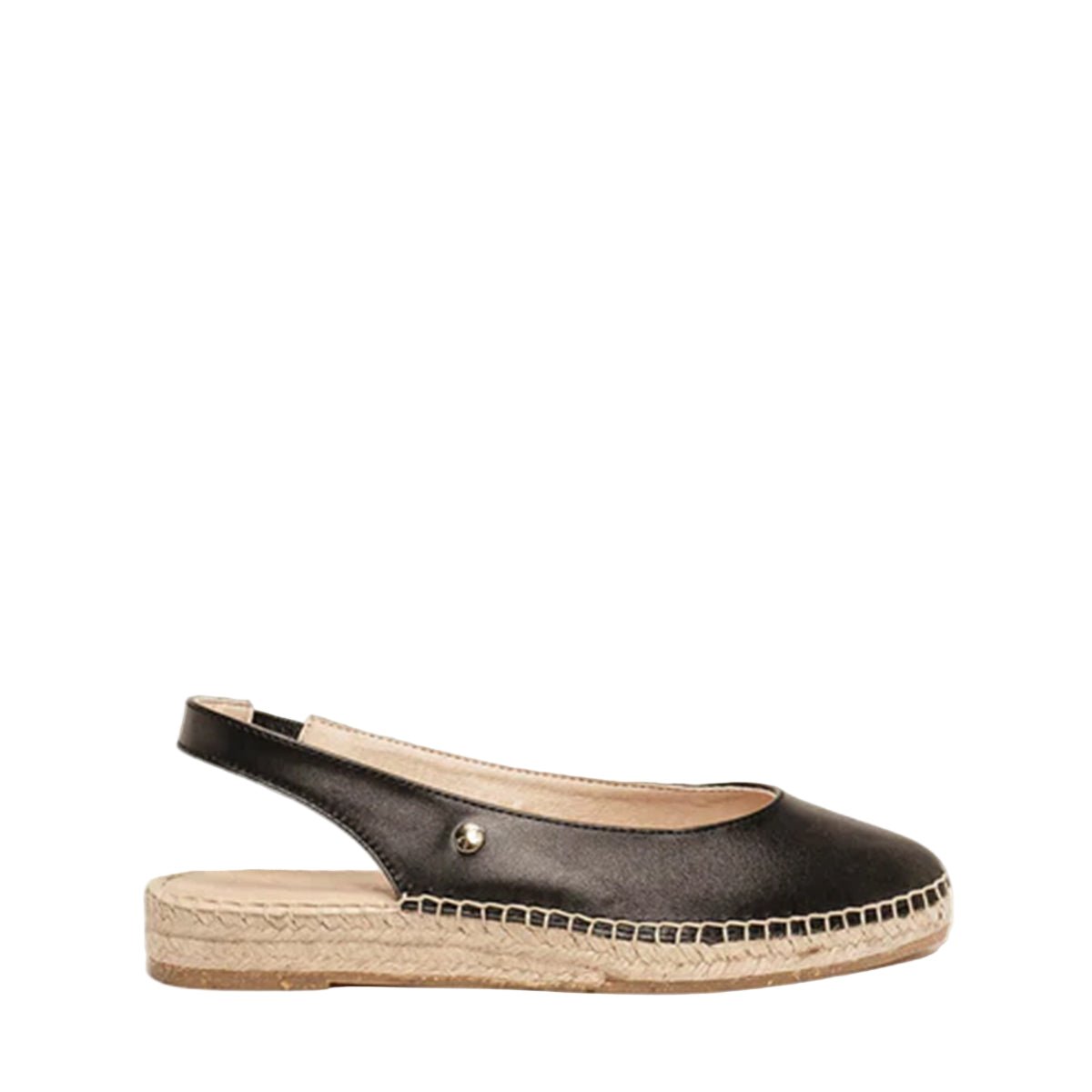 Alhamas Pointy Toe Camellia Slingback Platform Espadrille - Metro Singapore Departmental Store - Celebrating 69 Years in SG