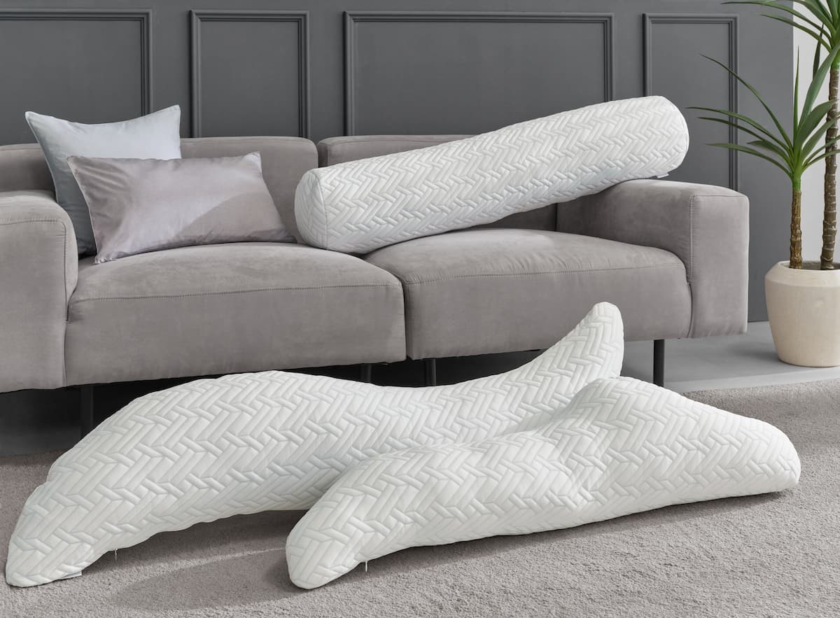 Allerman Ice on Cool Touch Bolster Blue Grey - Metro Singapore Departmental Store - Celebrating 69 Years in SG