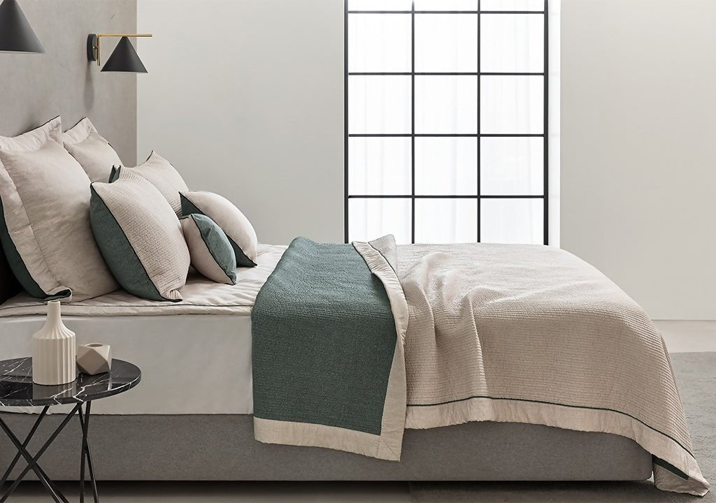Allerman Robert Wool Washing Coverlet (Bedspread) - Beige - Metro Singapore Departmental Store - Celebrating 69 Years in SG