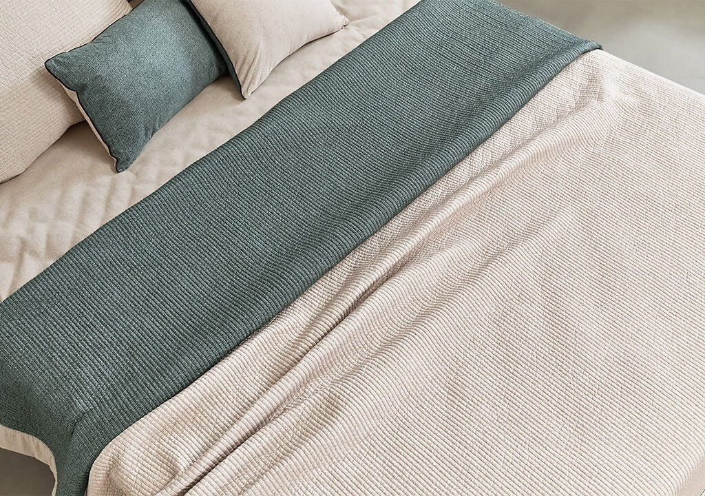 Allerman Robert Wool Washing Coverlet (Bedspread) - Beige - Metro Singapore Departmental Store - Celebrating 69 Years in SG