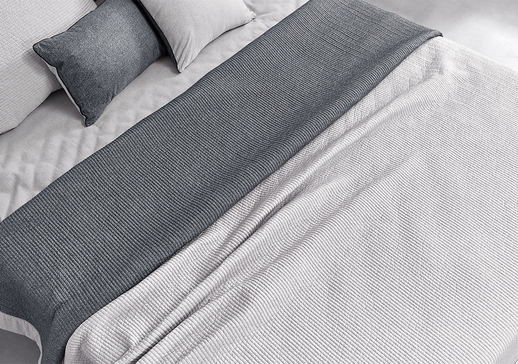 Allerman Robert Wool Washing Coverlet (Bedspread) - Grey - Metro Singapore Departmental Store - Celebrating 69 Years in SG