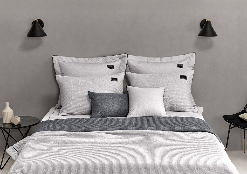 Allerman Robert Wool Washing Coverlet (Bedspread) - Grey - Metro Singapore Departmental Store - Celebrating 69 Years in SG