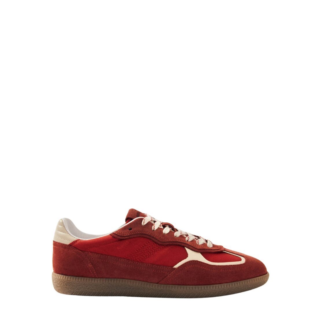 Alohas Tb.490 Rife Sheen Leather Sneakers - Red - Metro Singapore Departmental Store - Celebrating 69 Years in SG