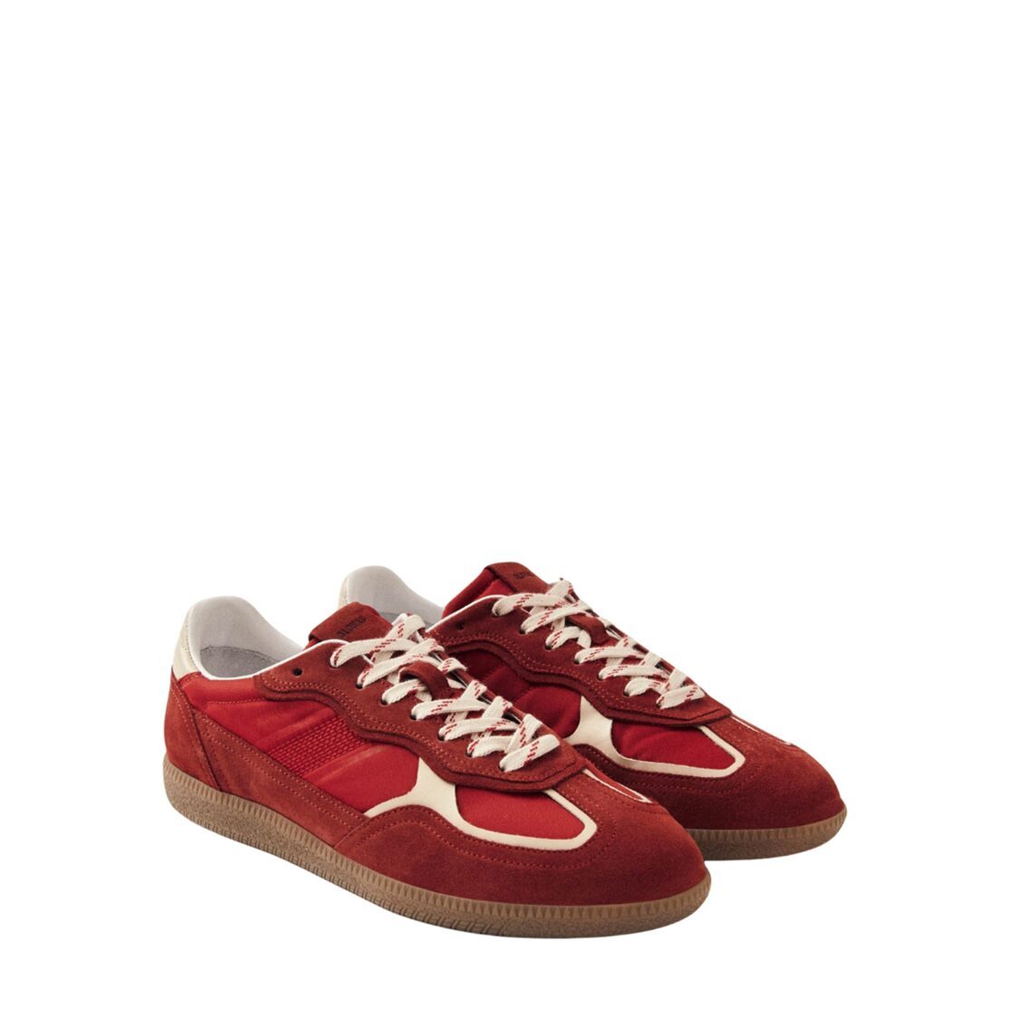 Alohas Tb.490 Rife Sheen Leather Sneakers - Red - Metro Singapore Departmental Store - Celebrating 69 Years in SG
