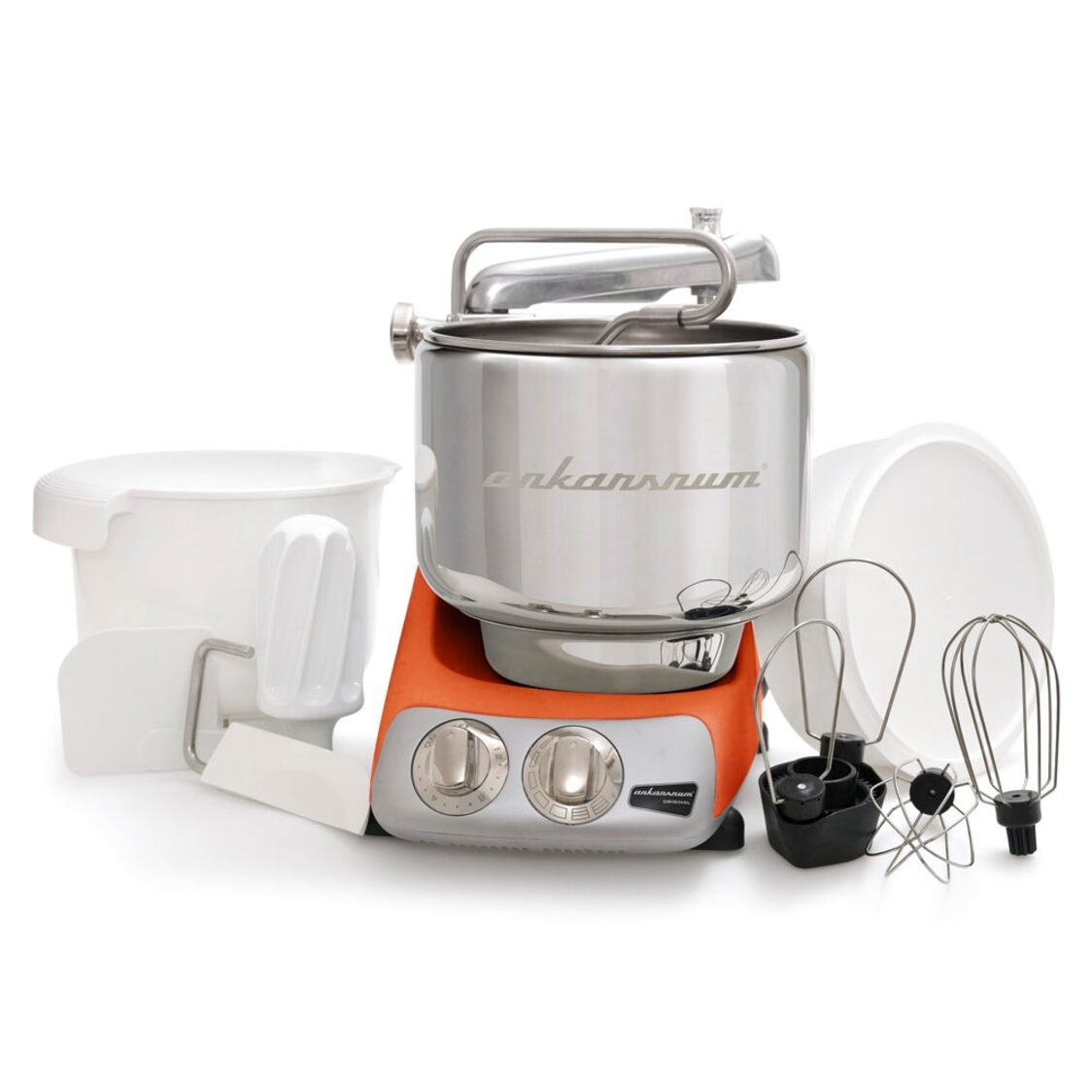 Ankarsrum Assistent Original Strong Mixer - Pure Orange AKM084482 - Metro Singapore Departmental Store - Celebrating 69 Years in SG