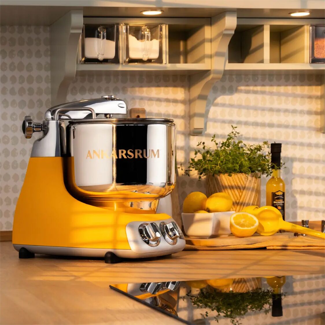 Ankarsrum Assistent Original Strong Mixer - Sunbean Yellow AKM087865 - Metro Singapore Departmental Store - Celebrating 69 Years in SG