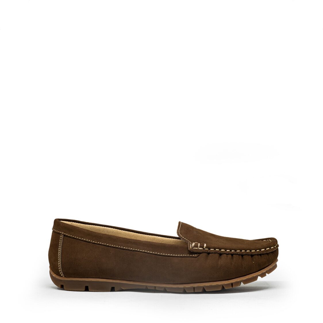 Apache 3688 Ladies Leather Moccasins/Slip Ons - Cocoa - Metro Singapore Departmental Store - Celebrating 69 Years in SG