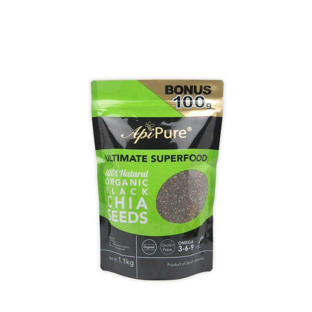 Apipure ®Organic Black Chia Seeds 1.1kg - Metro Singapore Departmental Store - Celebrating 69 Years in SG