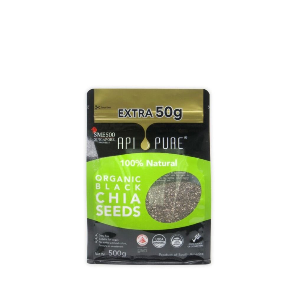 Apipure ®Organic Black Chia Seeds 550g - Metro Singapore Departmental Store - Celebrating 69 Years in SG
