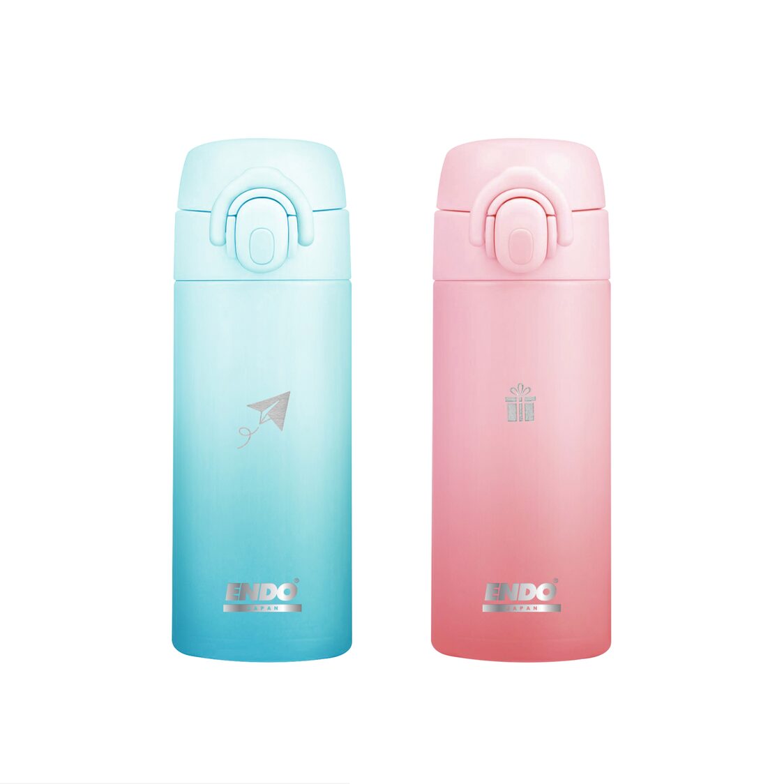 Endo Double Stainless Steel Thermal Mug 360ml - Pink (CX-5122 PINK)