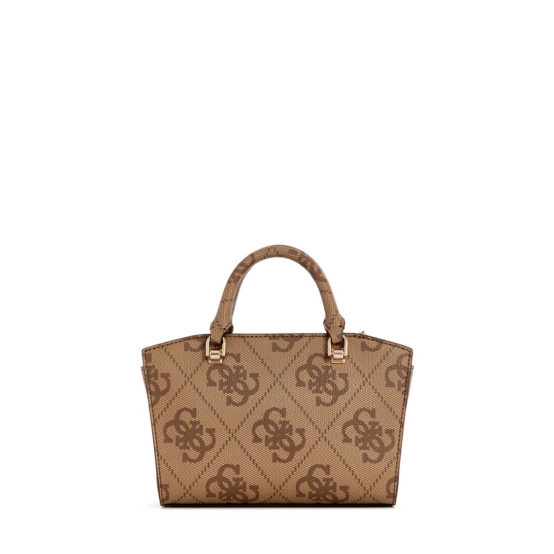 Guess Queensland Mini Satchel - Latte Logo