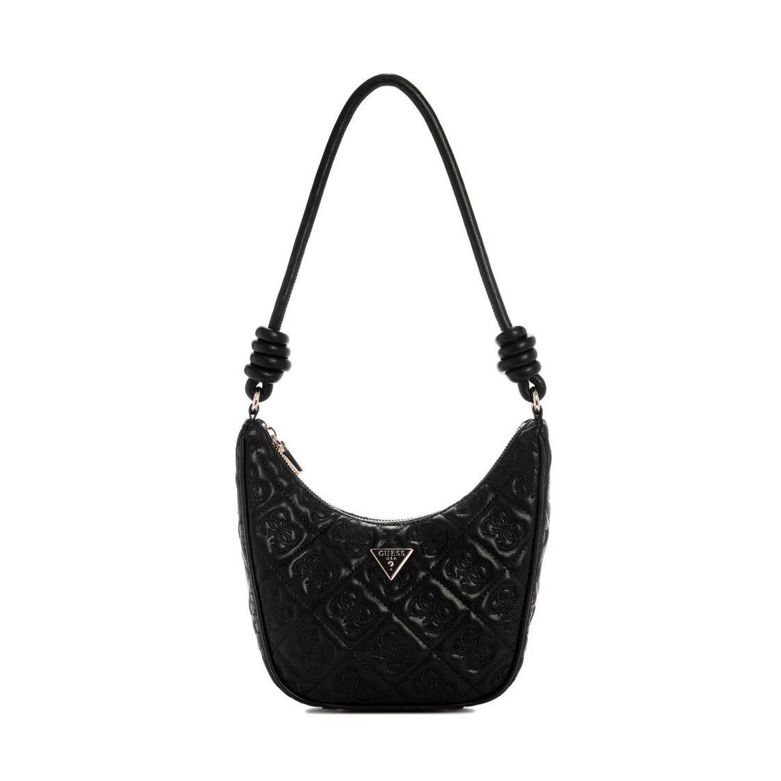 Guess Adelasia Top Zip Shoulder Bag - Black