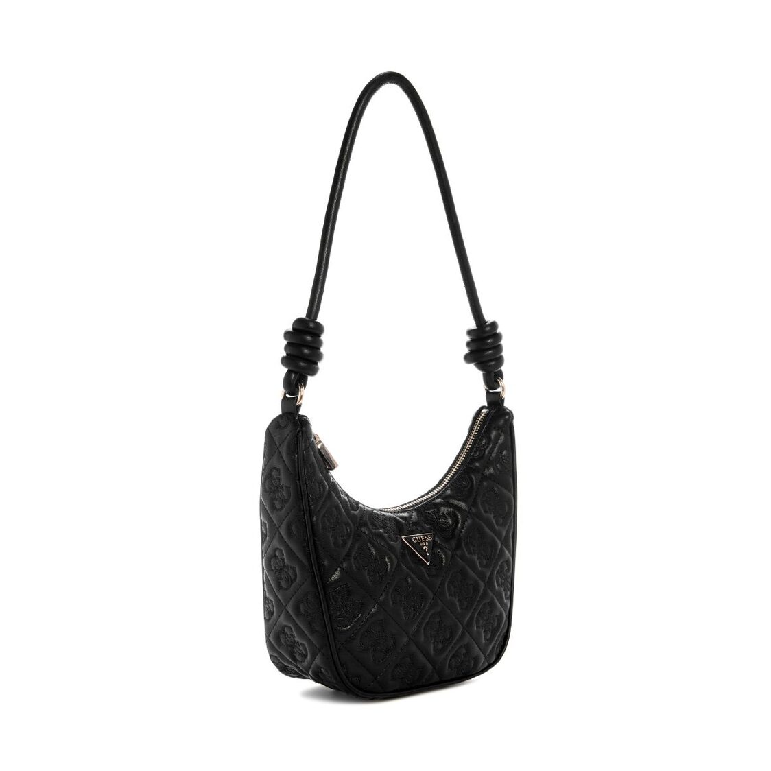 Guess Adelasia Top Zip Shoulder Bag - Black