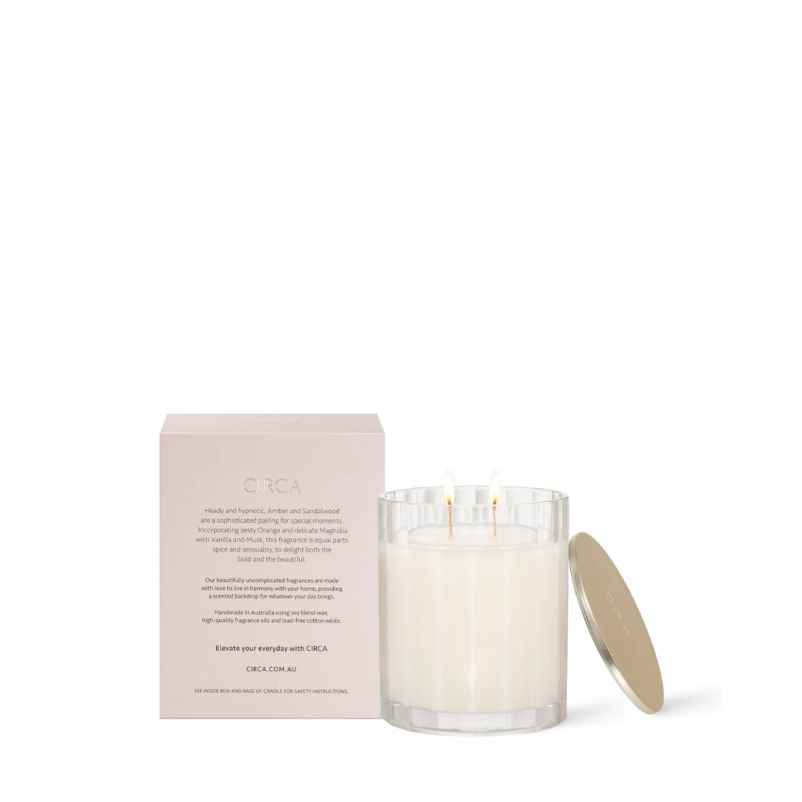 Circa Soy Candle 350g Amber & Sandalwood (Purchase with Purchase)