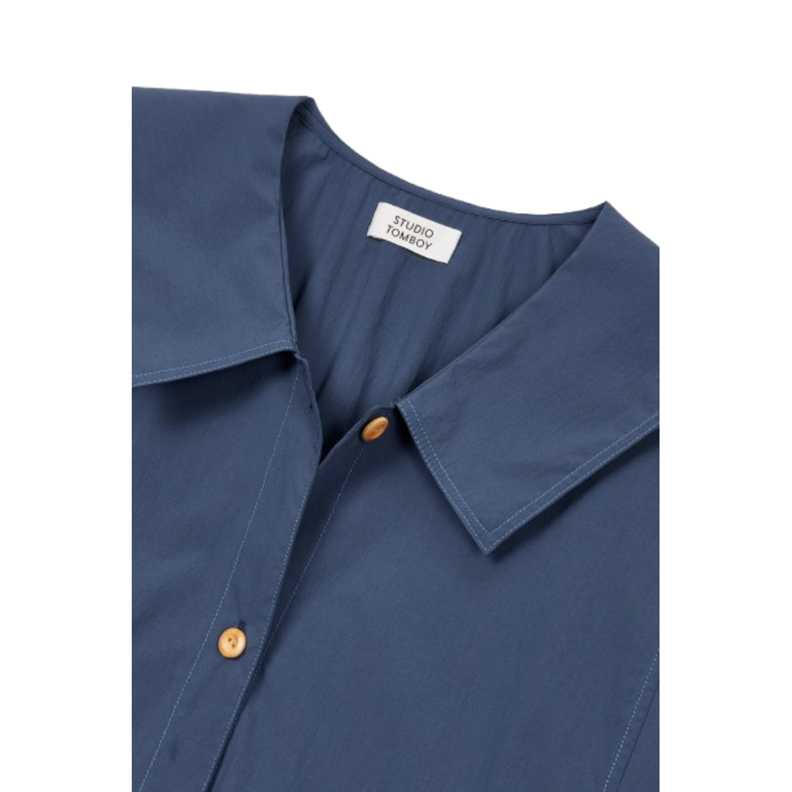 Studio Tomboy Sailor Collar Shirt Blue